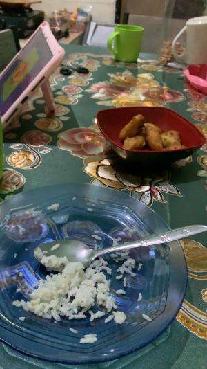 Lunch with papa  #fyp  #anak  #makan