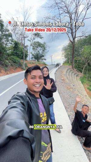 Jalan Lintas Simonis Labura - Toba View Nya Cantik Kali  #simonis #toba  