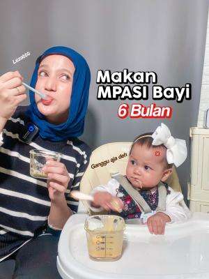 Hari ini kita bakalan makan… mpasi bayi  #markitry 