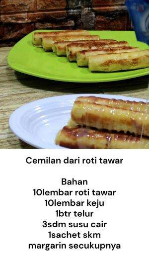 Cemilan Olahan Roti Tawar