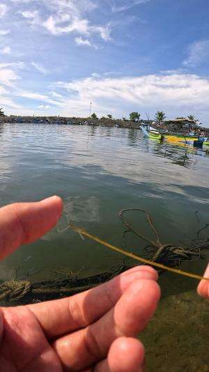 cara mancing jaman dulu #udang #nelayan #laut #jaring #ikan #fbpro #reels #reelsviral #duniaikan #skils #fyp #trending