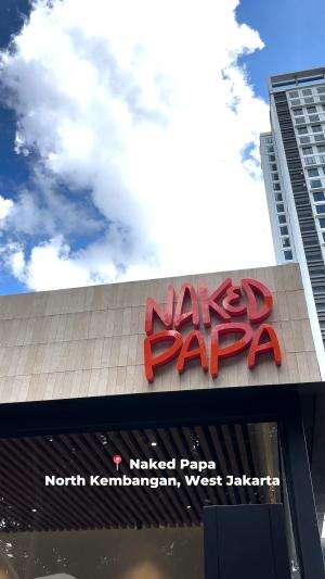 Cobain Naked Papa di Jakbar, mie chili oil-nya the best!✨ harganya standard, tempat luas, pelayanan ramah. Will be back soon 🎉