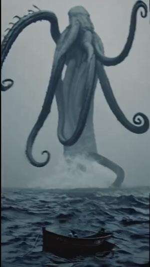 Kraken terbesar yang pernah direkam dibagian terdalam lautan... #fyp #aienthusiast #sinetronviral #RCTIPlus #short 