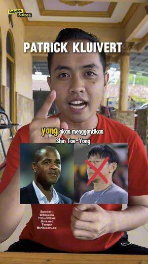 Inilah Sosok Patrick Kluivert Calon Pelatih Timnas Indonesia yang Menggantikan Shin Tae-Yong setelah dipecat #bola