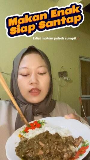 Makan Enak Siap Santap #MerconMerahPutih #LaukPedasnyaOrangKita #Mukbang #Rctiplus #fyp #shortvideo #vlogmakan #makananpedas #makananinstan