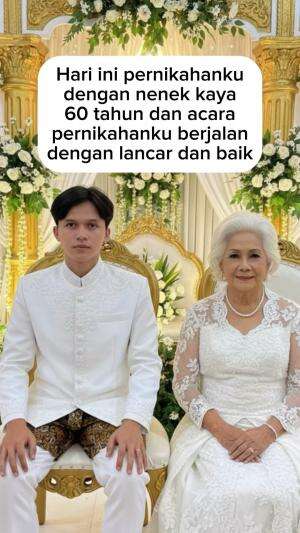 pernikahanku dengan nenek kaya berjalan lancar #viral #drama 