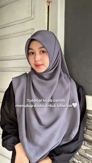 tampil anggun dengan hijab menutup dada ? #hijabi #hijabtutorial #tutorhijab #hijab #hijabstyle