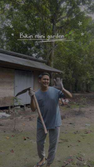 Bikin mini garden disamping rumah 