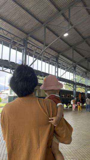 Liat kereta di museum kereta ambarawa 