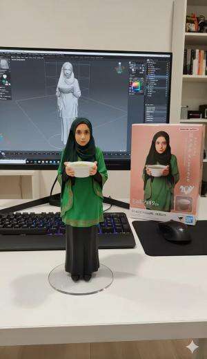 action figure gerak sendiri