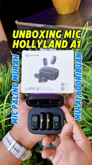 Unboxing mic Hollyland lark A1, Harganya terjangkau fiturnya komplit. #hollyland #hollylandlarka1 #miccontentcreator #micwirelessterbaik #ho