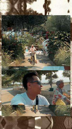 Muterin pulau gili Trawangan di lombok pakai sepeda , seru bangeeet  #honeymoonbeach #LOMBOK 