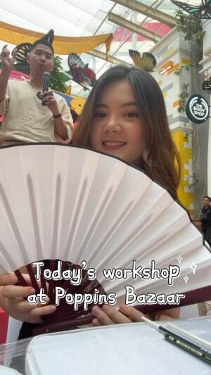 Today’s Workshop i had so much fun Thank you poppins ♥️