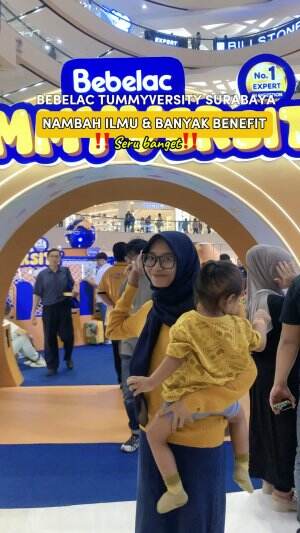 HAPPY BANGET BISA DATANG KE ACARA KESEHATAN PENCERNAAN ANAK TERBESAR #bebelac #bebelactummyversity