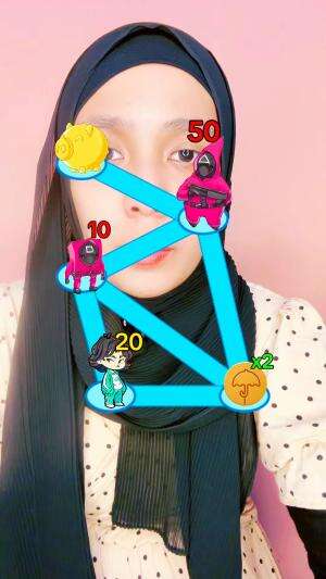 dapetin celengan bebong squid game cuman modal filter 
