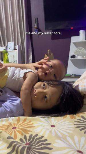 Mode akur duo cut gemasss #sibling #Kakak Sayang Adek  #adikkakak