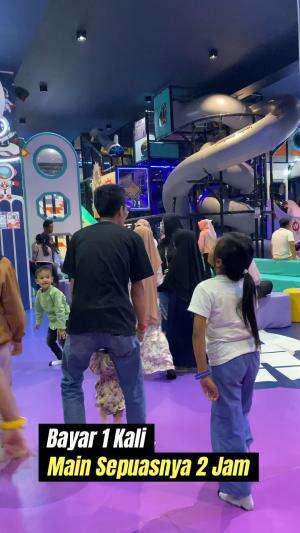 Wajib banget sih ajak anak mainan di playground terlengkap di lampung.  #playgroundanak #hiburan  #travelvlog 