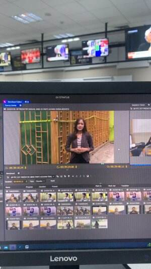 proses editing sebelum tayang di tv