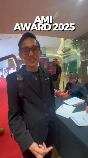 Hadir ke acara AMI AWARD 2025