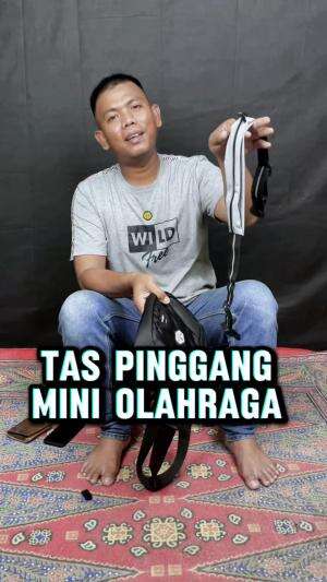 Tas pinggang mini DOJISO untuk olahraga sudah anti air, hanya seukuran tali pinggang tapi bisa muat untuk hp bahkan dompet pria.

#taspingga