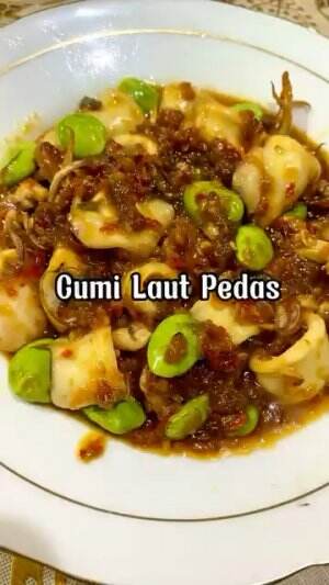 Resep cumi laut pedas  #fyp  #masakanrumahan #masakanpedas