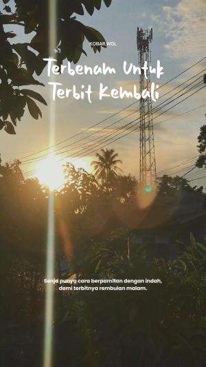 senja yg terbenam akan kembali di esok hari  #melukissenja  #fypppp  #lewat gak bilang-bilang 