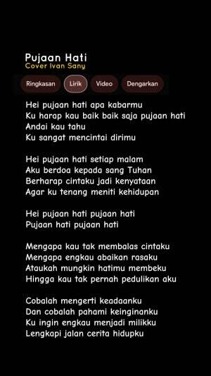 LIRIK LAGU PUJAAN HATI - KANGEN BAND (Mengapa kau tak membalas cintaku) Cover Ivan Sany