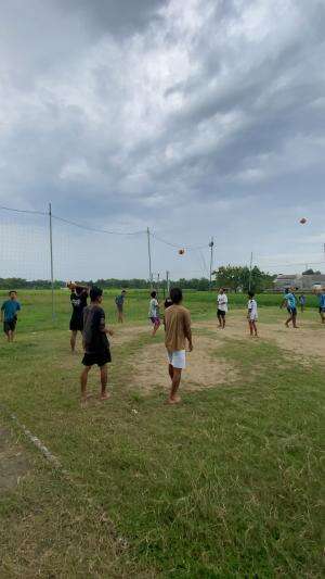 Volly di lapangan Desa Tanjung #olahraga #volly  #desaku #tambakrejo #bojonegoro 