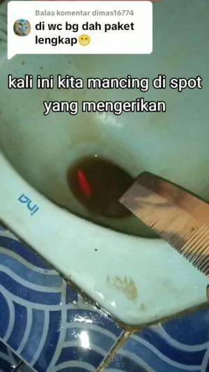 Mancing ikan dikloset