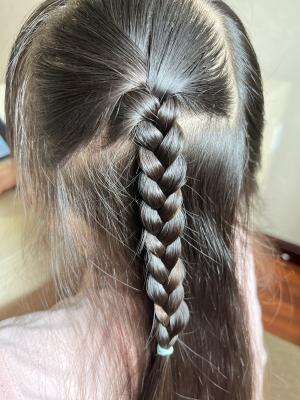 tutorial kepang untuk pemula. Speed : Slow ✨ Semoga membantu ya ❤️ #hairinspo #hairstyleforgirls #braids #kepang 