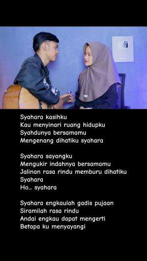 LIRIK LAGU SYAHARA - THOMAS ARYA (Syahara kasihku kau menyinari ruang hidupku) Cover Ivan Sany #ivansany