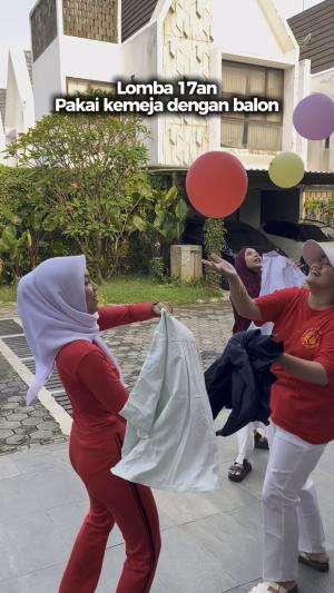 Seru banget 17an di kantor 🤣🤣  #Ide buat 17an nih   #Lomba17an 