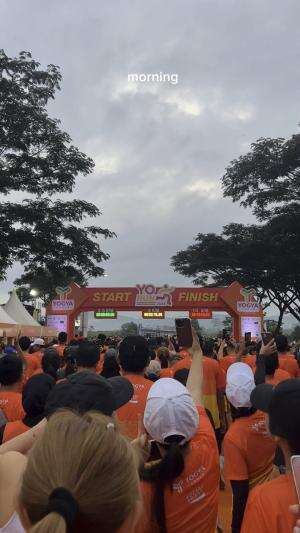 My first Running Event Yo-Run 2024🏅😍