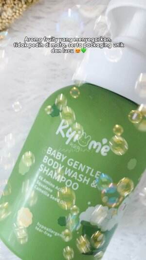 KYIOME Baby gentle body wash & shampoo ~ tidak pedih di mata 🫶 #kyiome #sabunmandi #skincareanak 