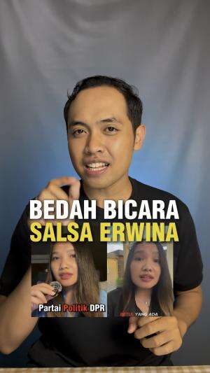 Bedah Cara Public Speaking Salsa Erwina saat Ngomong Depan Kamera #edukasi #kontenkreator  #konten 