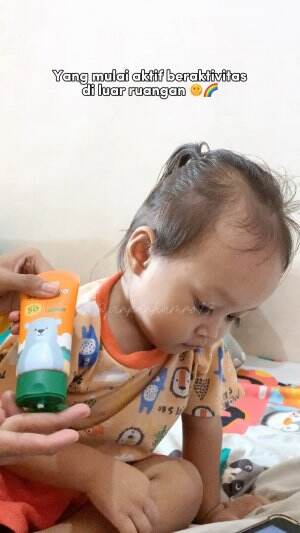 Mskids Sunhero Spf 50 PA+++ ~ Perlindungan untuk wajah & tubuh si kecil 👶🏻 #mskids #sunhero #sunscreen #spf50