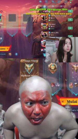 Mister ibos bikin wajah bang pascol full lipstik #mobilelegends #mlbbshorts #topglobalml #mlbb 