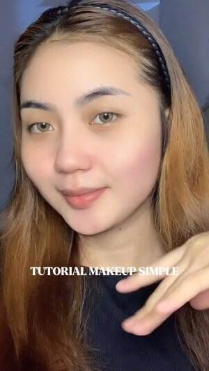 Siapa nih yg suka makeup simple gini?! Komen yaaw #tutorialmakeupsimple #beauty #chikaaprlaa