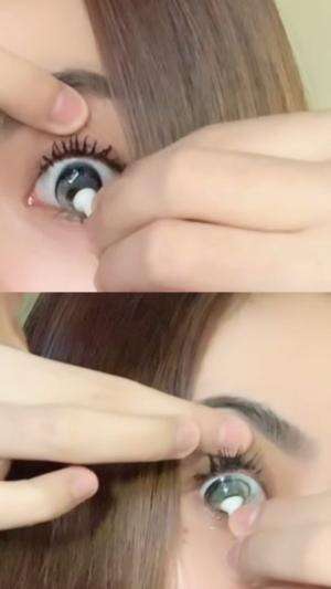 Rekomendasi softlens warna hijauuu tapi ga lebayyy #softlens #beauty #chikaaprlaa