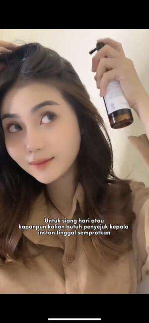 Sekarang ga perlu takut lagi rambut lepek dehhhh #hairtonicmediall #hairtonic #rekomendasihairtonic #beauty #chikaaprlaa