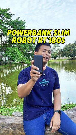 Rekomendasi powerbank tipis ROBOT RT180S kapasitas baterai 10.000 mah.

#robotrt180s #powerbankrobot #powerbankmurah #powerbanktipis #powerb