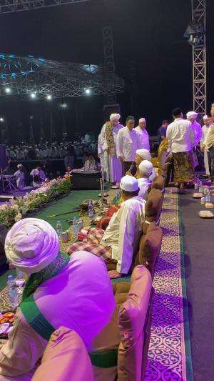 Kedatangan tamu agung habib jindan dan habib umar mutahar awal tahun sukses