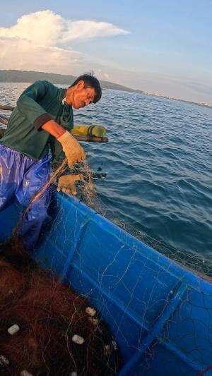 Menangkap Udang Jerbung Bersama Bapak #udang #jerbung #alam #nelayan #fisherman