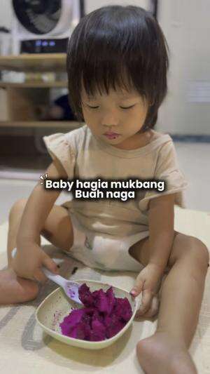 Buah favorite cut kecil urutan ke 3 ❤️ #bayilucu #bayigemes #bayimukbang #mukbang
