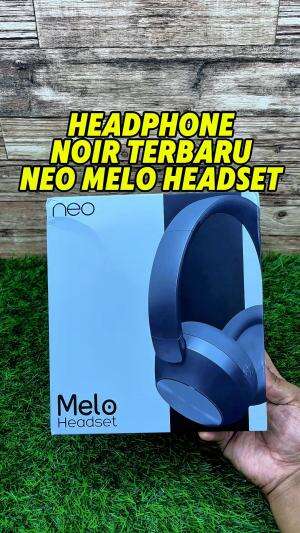 Headphone terbaru NEO MELO HEADSET dari noir gear cocok dibawa kemanapun karena designnya Compact dan ringan. Suaranya juga sudah full bass 