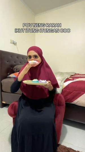 neng rarah kalo ikut itung-itungan coc