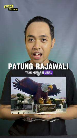 Viral Patung Rajawali di Indramayu karena dibuatnya hanya dengan biaya Rp.180 juta saja #Infotaiment  #berita  #Berita Terkini 