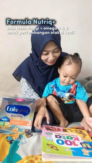 Enfagrow Essential nutrisi untuk tingkatkan rasa ingin tau si kecil ✨ #enfagrow #sufor #anakcerdas #generasiemas
