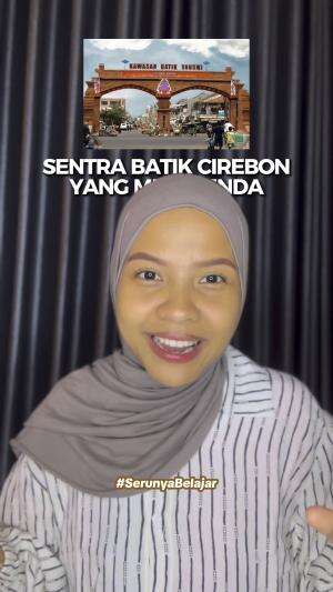 Kalau ke Cirebon jangan lupa mampir ke Trusmi… surganya batik asli yang bikin jatuh cinta 💕 #asalkotacirebon 