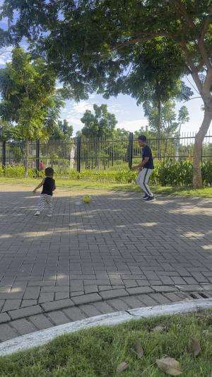 Kalo udah main lupa waktu